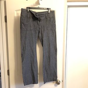 Wet Seal Charcoal Silver Gray Pants